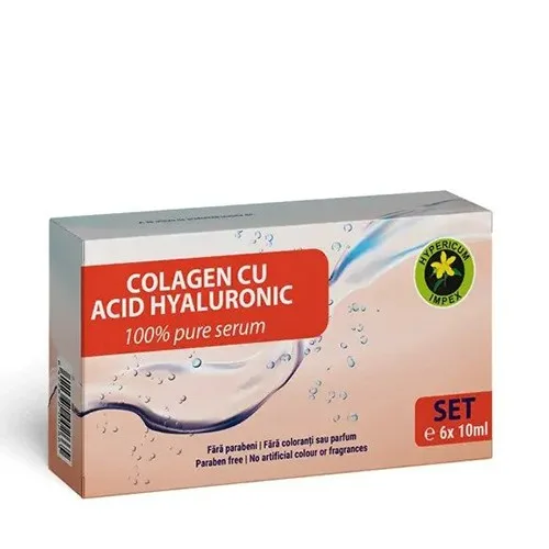 Set Colagen si Acid Hyaluronic 6buc*10ml Hypericum — preț și oferte