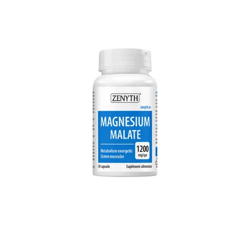 Magnesium Malate 1200mg 30cps Zenyth — preț și oferte