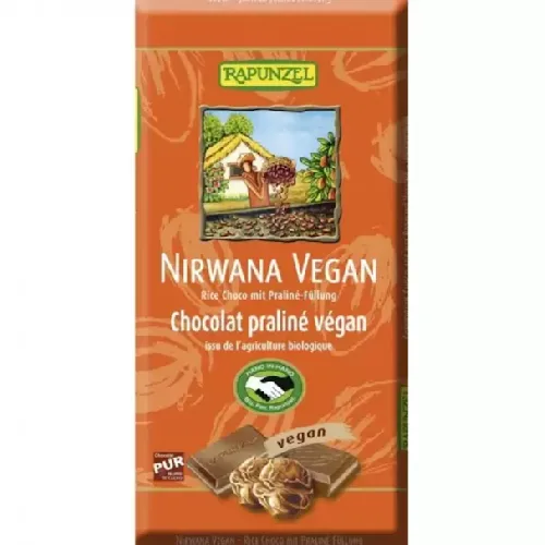 Ciocolata Nirwana cu Praline 100gr Rapunzel — preț și oferte