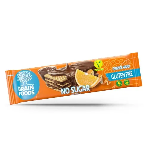 Napolitane cu Crema Portocale, fara gluten, 40 g — preț și oferte