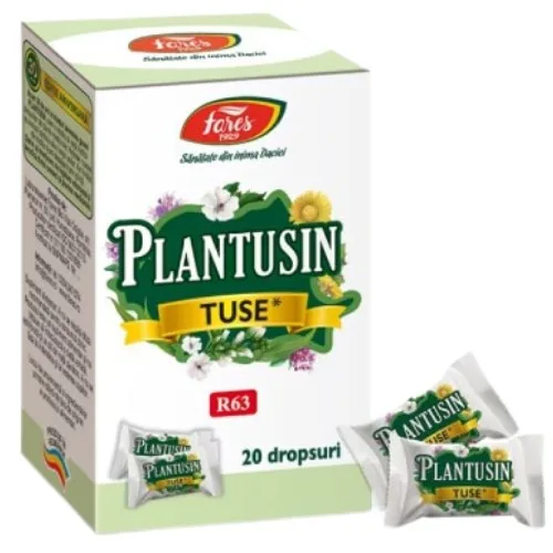 Plantusin Tuse, 20 dropsuri, Fares — preț și oferte