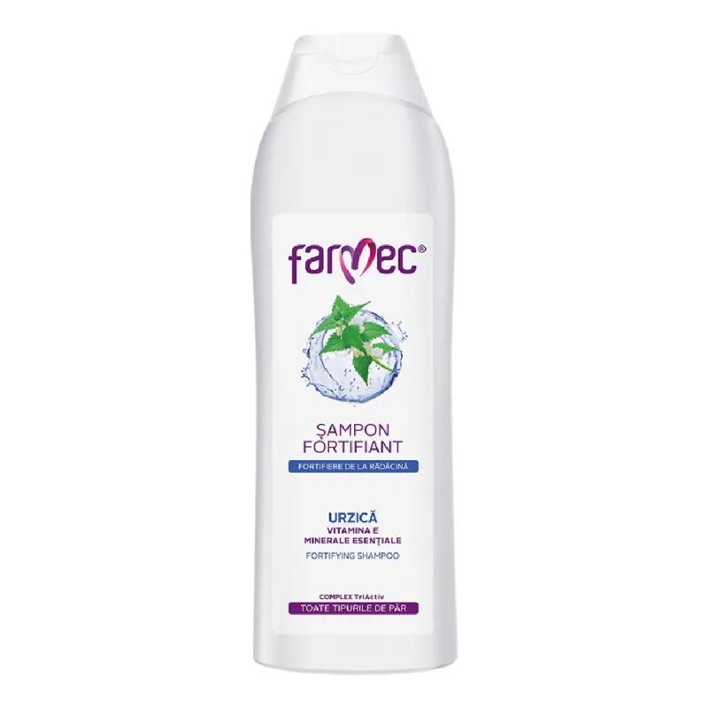 Sampon fortifiant cu Urzica si Vitamina E, 400 ml, Farmec — preț și oferte