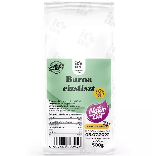 Faina Orez Brun fara Gluten 500g It`s Us — preț și oferte