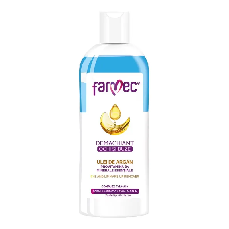 Demachiant ochi si buze cu Argan, 150 ml, Farmec — preț și oferte