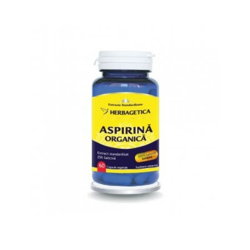Aspirina Organica, 60 capsule HERBAGETICA — preț și oferte