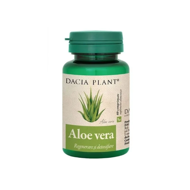 Aloe Vera, 60 comprimate, Dacia Plant — preț și oferte