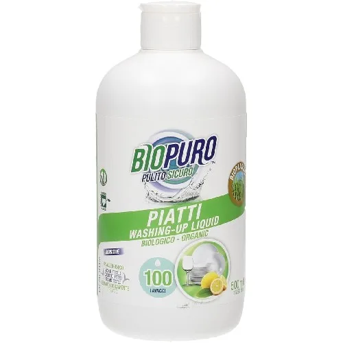 Detergent Hipoalergen pentru Vase Bio 500ml BioPuro — preț și oferte