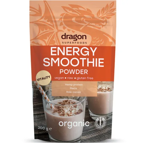 Energy Mix Pulbere Raw Bio 200gr (Canepa, Cacao Raw, Maca) — preț și oferte