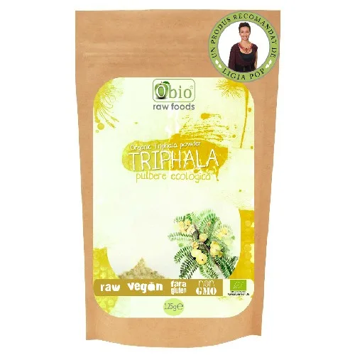 Triphala Pulbere Raw Bio 125gr Obio — preț și oferte