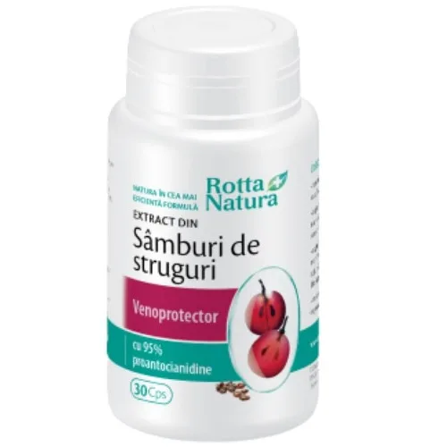 Samburi de struguri extract, 30cps, Rotta Natura — preț și oferte