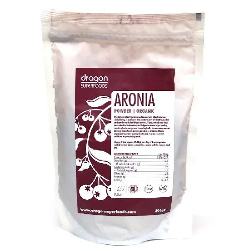 Aronia Pudra Raw Bio 200gr Dragon Superfoods — preț și oferte