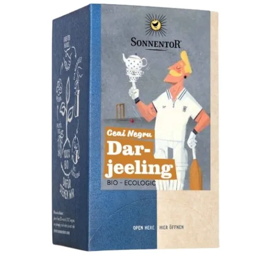 Ceai Negru Darjeeling, Eco, 18 plicuri, Sonnentor — preț și oferte