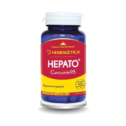 Hepato Curcumin95 60cps Herbagetica — preț și oferte