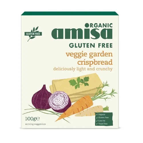 Crispbread (painici) Veggie Garden Fara Gluten Bio 100gr Amisa — preț și oferte
