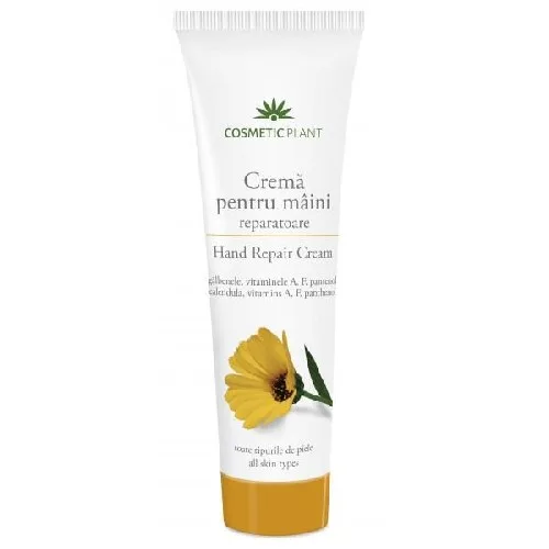 Crema reparatoare de maini, Galbenele, 150 ml, Cosmetic Plant — preț și oferte