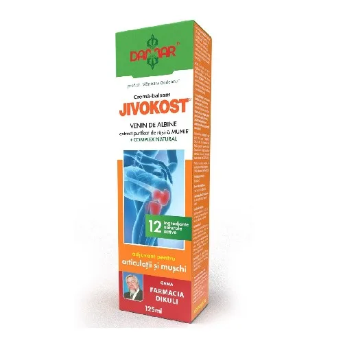 Crema Balsam Jivokost cu Venin de Albine 125ml Damar — preț și oferte
