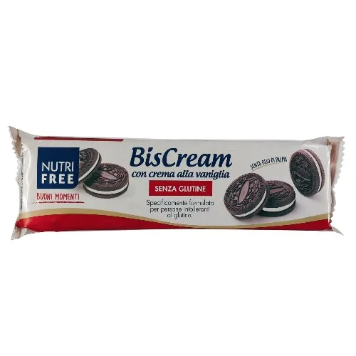 Biscuiti Biscream cu crema de vanilie, 125g, NutriFree — preț și oferte