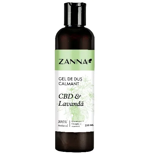 Gel de dus Calmant cu CBD & Lavanda, 250ml, Zanna — preț și oferte