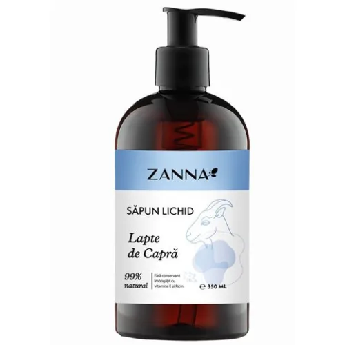 Sapun lichid cu Lapte de capra, 350ml, Zanna — preț și oferte