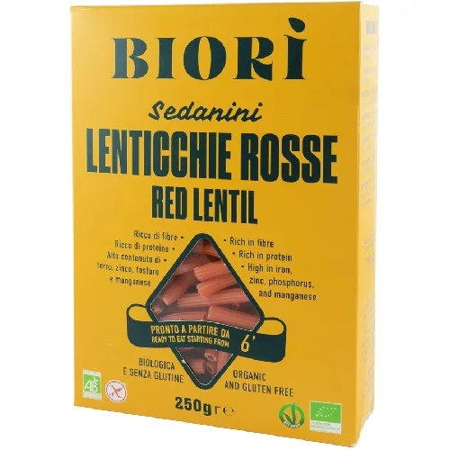 Sedanini Linte Rosie Fara Gluten Eco, 250g, Pronat — preț și oferte