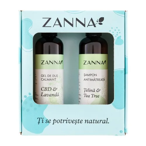 Pachet Gel de dus calmant + Sampon antimatreata, Zanna — preț și oferte