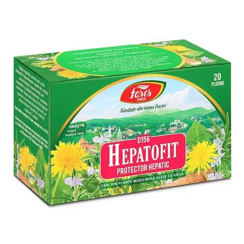 Ceai Hepatofit 20dz Fares — preț și oferte