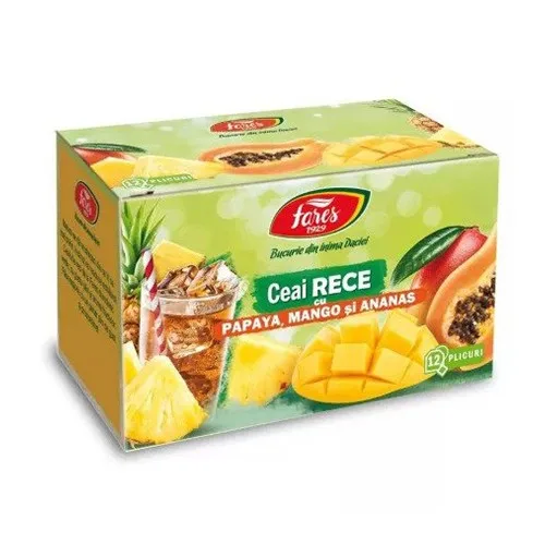 Ceai Rece cu Papaya si Mango 12pl Fares — preț și oferte