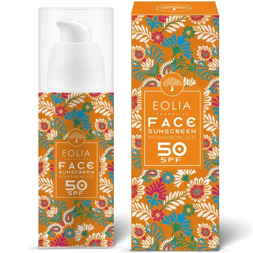 Crema de fata cu protectie solara, Floral, SPF 50, 50ml, Eolia — preț și oferte