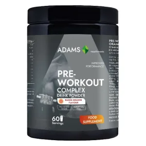 PreWorkout Complex (portocale rosii), 360g, Adams Supplements