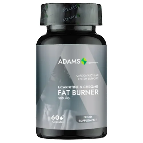 L-Carnitine+Chrome Fat Burner, 60cps, Adams Supplements ADAMS VISION — preț și oferte