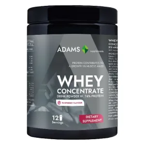 Whey Concentrate Protein (zmeura), 360g, Adams Supplements