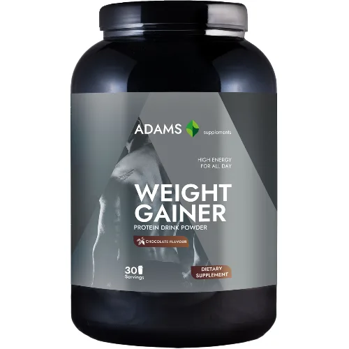 Weight Gainer (ciocolata), 1500g, Adams Supplements ADAMS VISION — preț și oferte