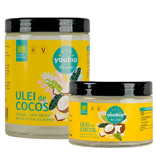 Pachet Ulei de Cocos organic Youbio — preț și oferte