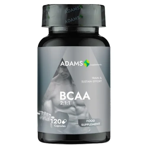 BCAA 2:1:1 2000 mg, 120 cps, Adams Supplements — preț și oferte