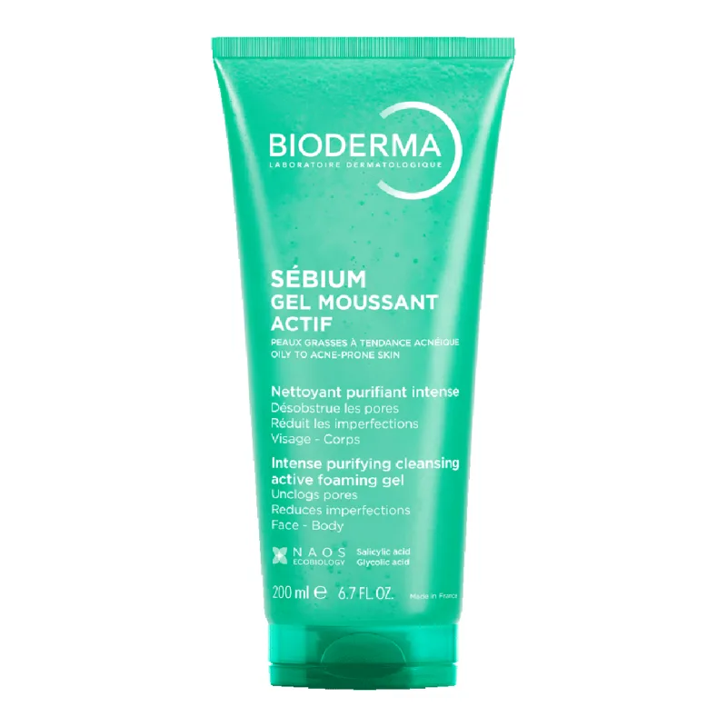Gel spumant activ Sebium, 200 ml, Bioderma — preț și oferte