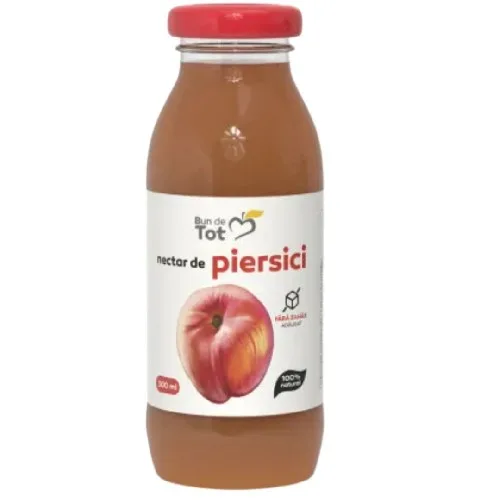 Nectar de Piersici, fara zahar, SGR, 300 ml, Bun de Tot — preț și oferte