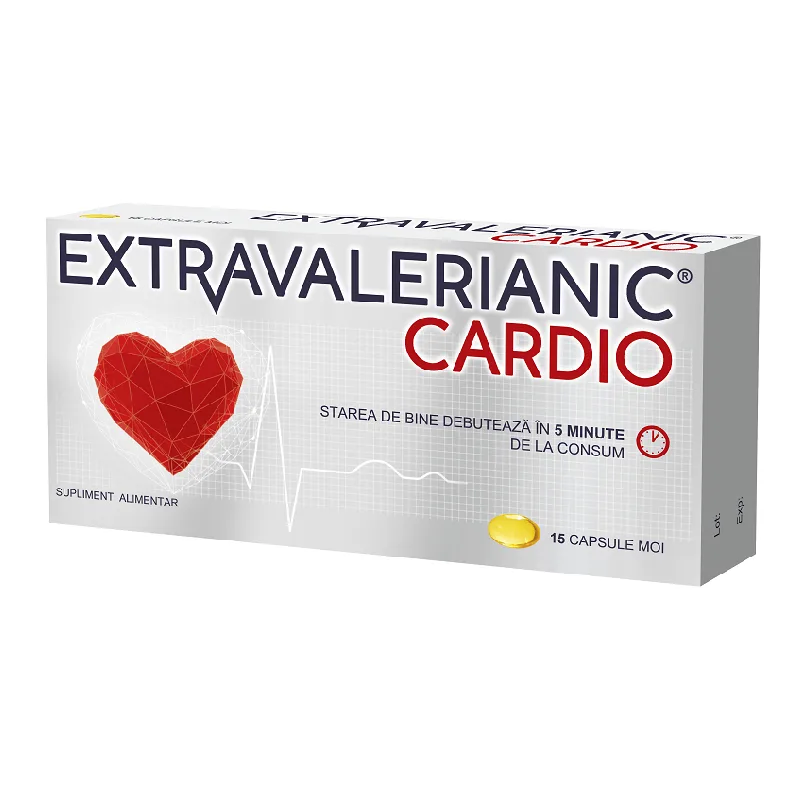 Extravalerianic Cardio, 15 capsule, Biofarm — preț și oferte