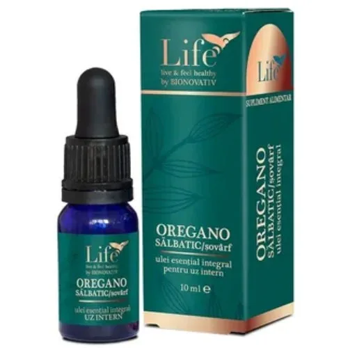 Ulei esential integral de Oregano Salbatic, 10ml, Life by Bionovativ — preț și oferte