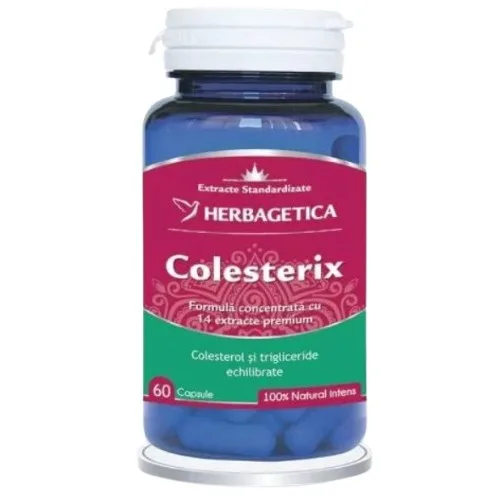 Colesterix, 60cps, Herbagetica — preț și oferte