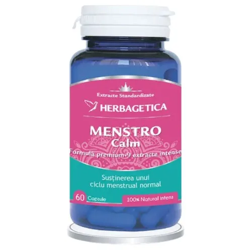 Menstro Calm, 60cps, Herbagetica — preț și oferte