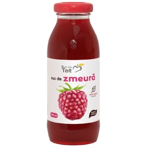 Suc de Zmeura, fara zahar, SGR, 300ml, Bun de Tot — preț și oferte