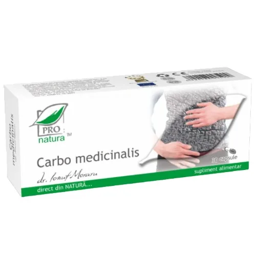 Carbo Medicinals 30cps, Pro Natura — preț și oferte