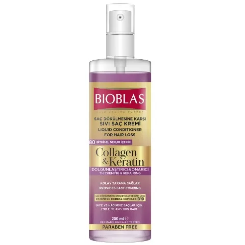 Balsam lichid pentru par cu Collagen, 200ml, Bioblas — preț și oferte