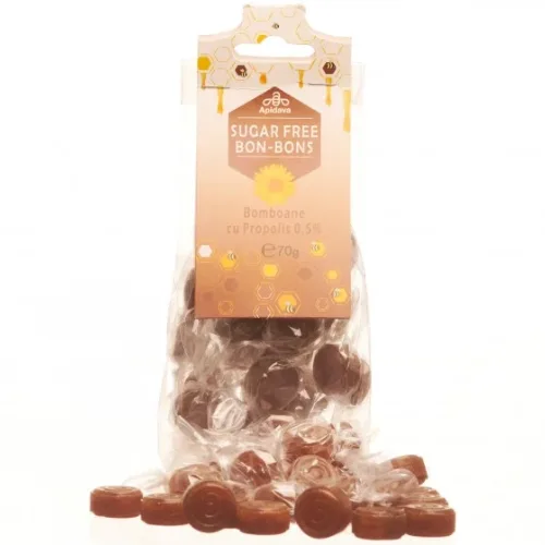 Bomboane Propolis si Lemn Dulce Fara Zahar 70g Apidava — preț și oferte