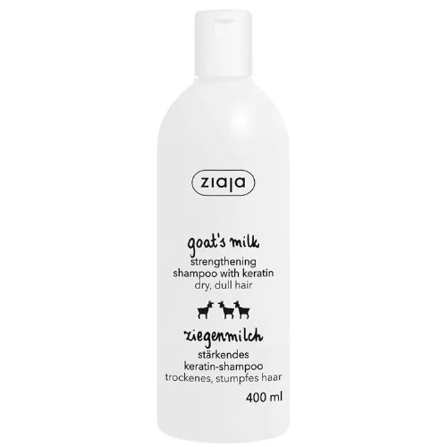 Sampon cu proteine din lapte de capra cu keratina, 400ml, Ziaja — preț și oferte