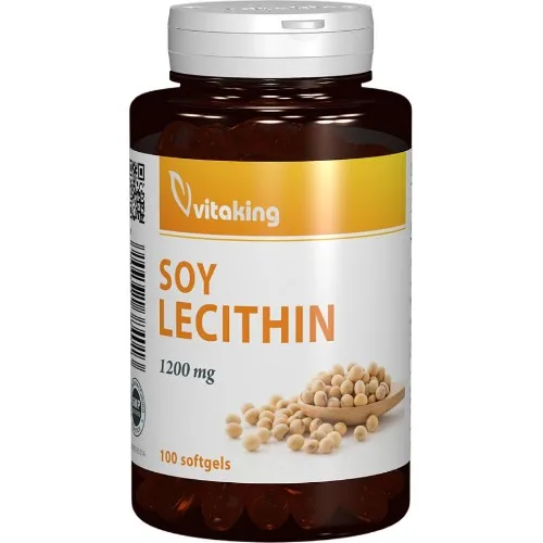 Lecitina din Soia 1200mg 100caps Gelatinoase Vitaking — preț și oferte