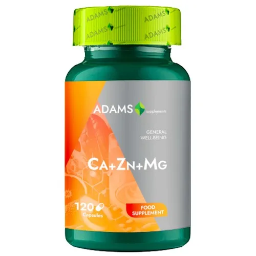 Ca + Zn + Mg, 120cps, Adams Supplements — preț și oferte