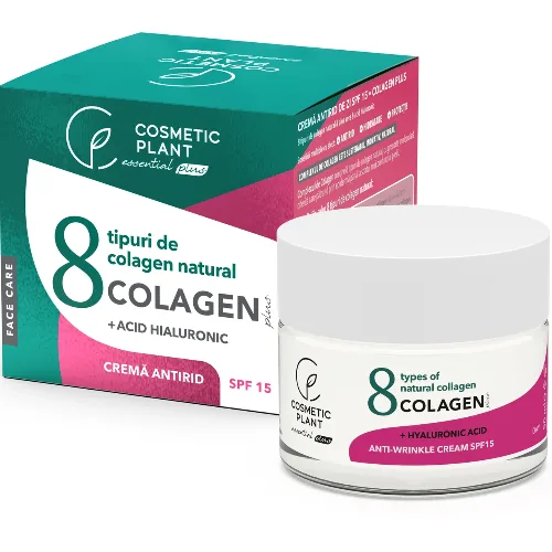 Crema Colagen Plus Antirid Spf 15 50ml Cosmetic Plant — preț și oferte