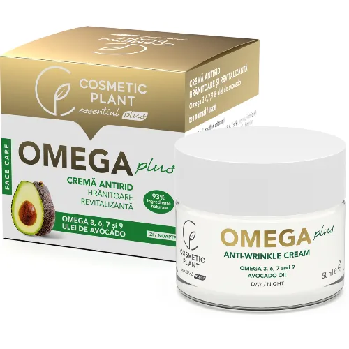Crema Antirid Hranitoare Ulei Avocado Omega Plus 50ml Cosmetic Plant — preț și oferte