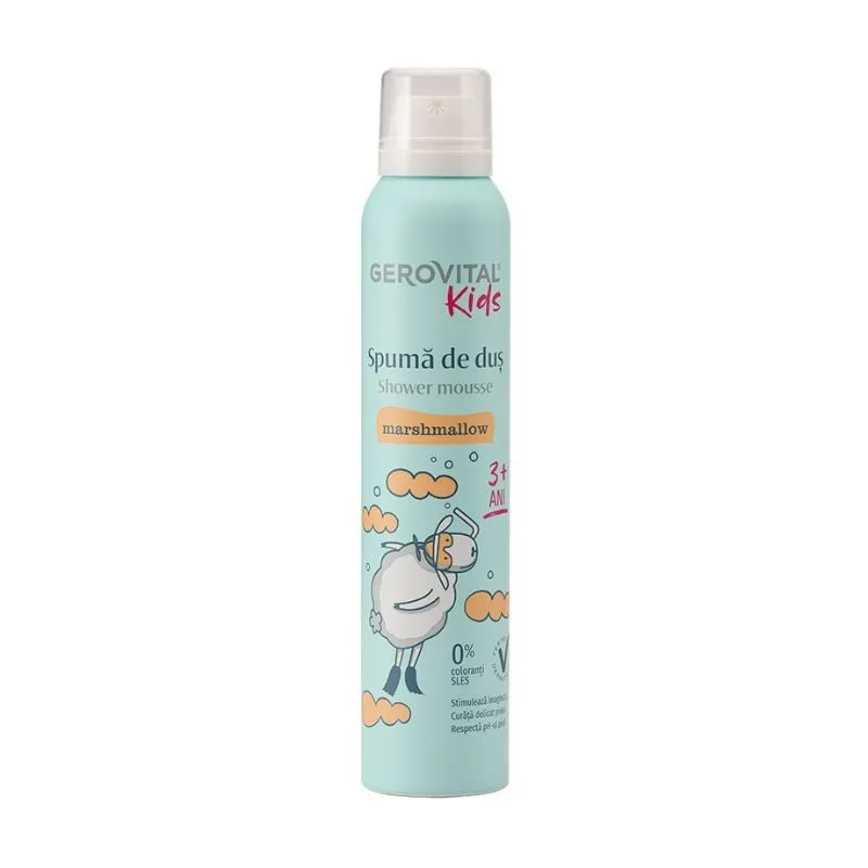 Spuma de dus Marshmallows, 200 ml, Gerovital Kids FARMEC — preț și oferte